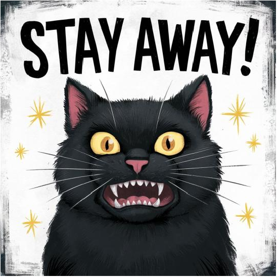 Cat stay awake