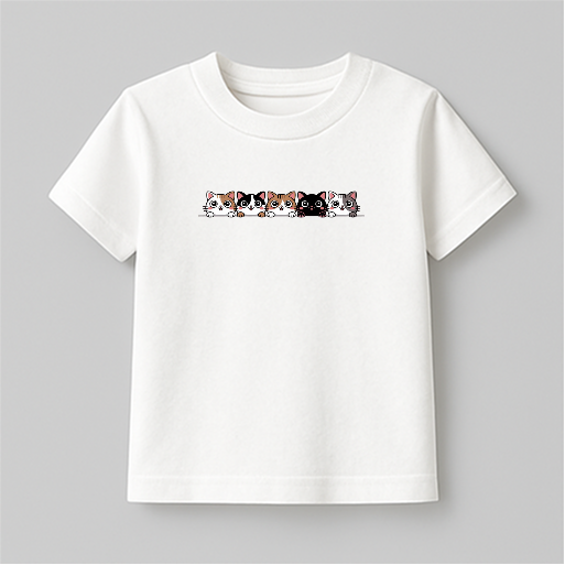 Cute kitty Kids Tees